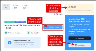 Ticketed Play Countdown Checkout Desktop
