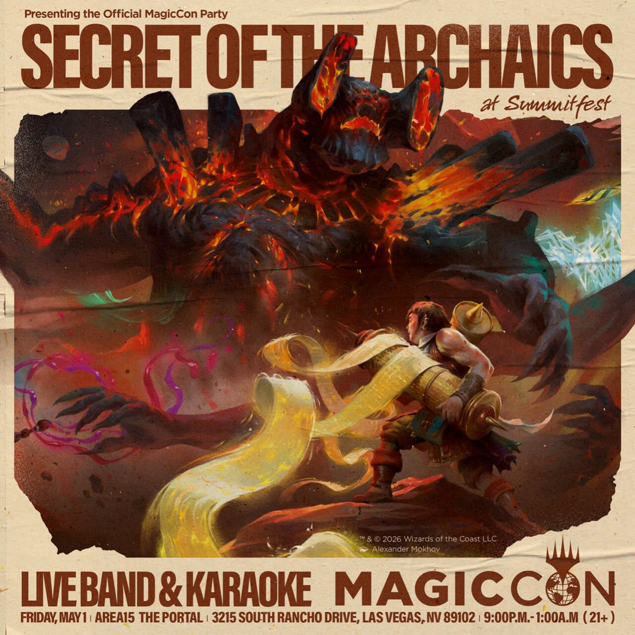 The Official MagicCon: Las Vegas Party - The Secret of the Archaics